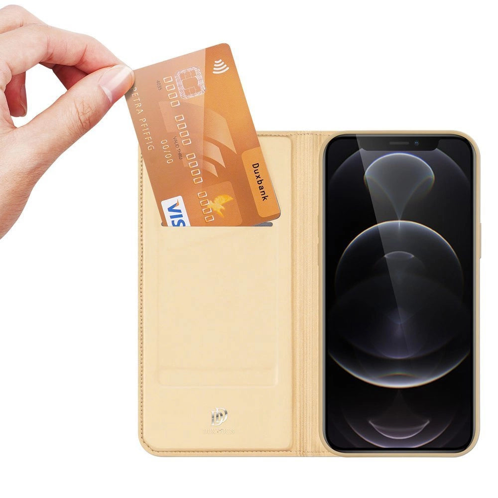 Dux Ducis Skin Pro Bookcase type case for iPhone 13 Pro Max golden_1