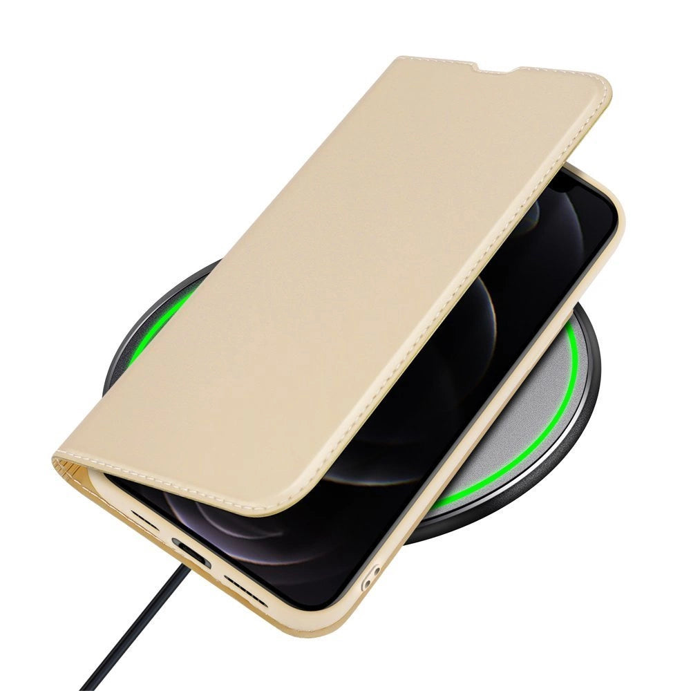 Dux Ducis Skin Pro Bookcase type case for iPhone 13 Pro Max golden_5