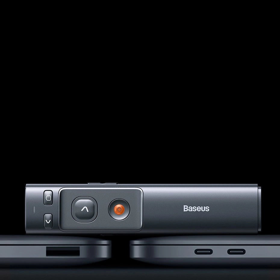 Baseus Orange Dot wireless laser pointer for presentations - gray (with battery)_22