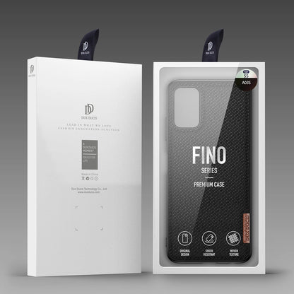 Dux Ducis Fino case covered with nylon material for Samsung Galaxy A03s black_4