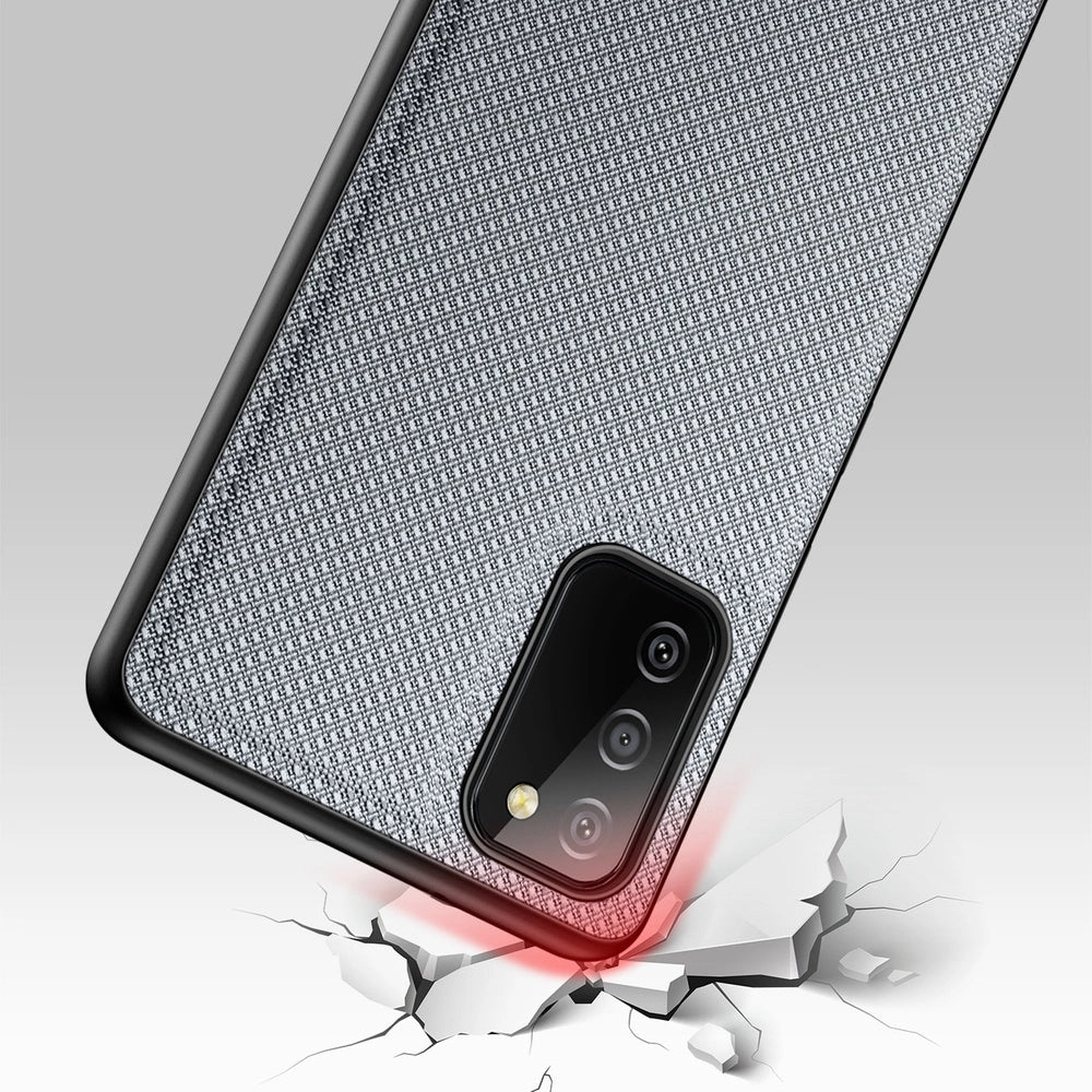 Dux Ducis Fino case covered with nylon material for Samsung Galaxy A03s gray_5