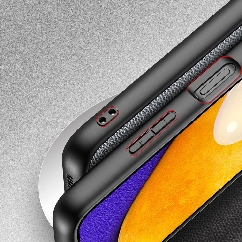 Dux Ducis Fino case covered with nylon material for Samsung Galaxy A03s gray_6