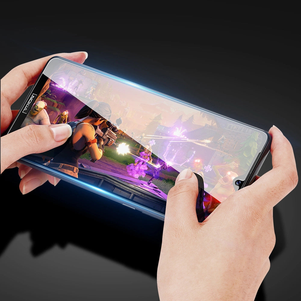 Dux Ducis 10D Tempered Glass Tough Screen Protector Full Coveraged with Frame for Nokia 1.4 transparent (case friendly)_2