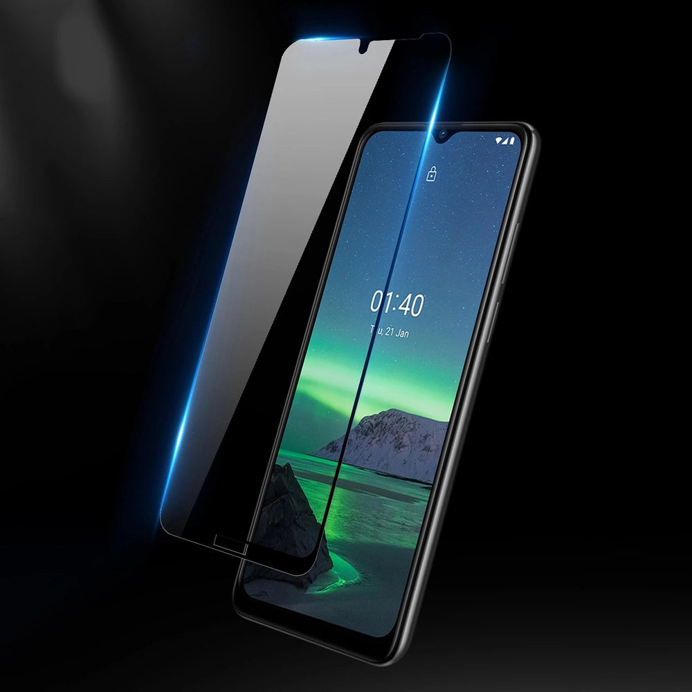 Dux Ducis 10D Tempered Glass Tough Screen Protector Full Coveraged with Frame for Nokia 1.4 transparent (case friendly)_7