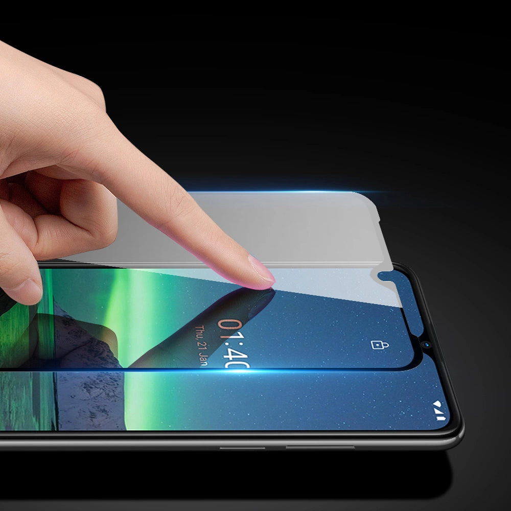 Dux Ducis 10D Tempered Glass Tough Screen Protector Full Coveraged with Frame for Nokia 1.4 transparent (case friendly)_8