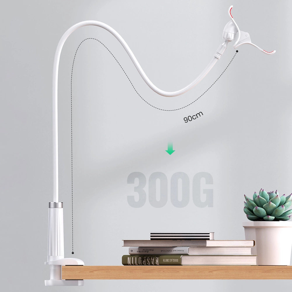 Ugreen universal holder stand phone holder tablet (up to 12cm wide) tripod lazy holder with flexible arm white (30488 LP113)_11