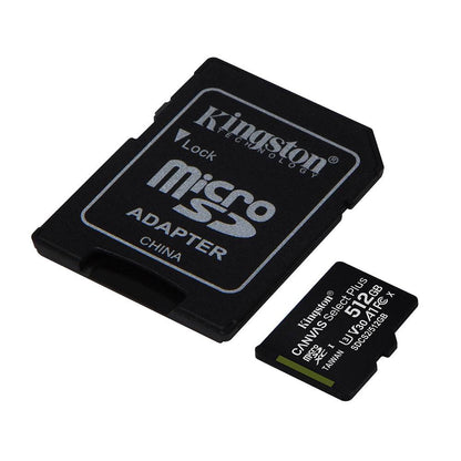 Cartão de Memória microSDXC Kingston Canvas Select Plus 512GB (100MB/s) UHS-I, U3, V30 + Adaptador SD_6
