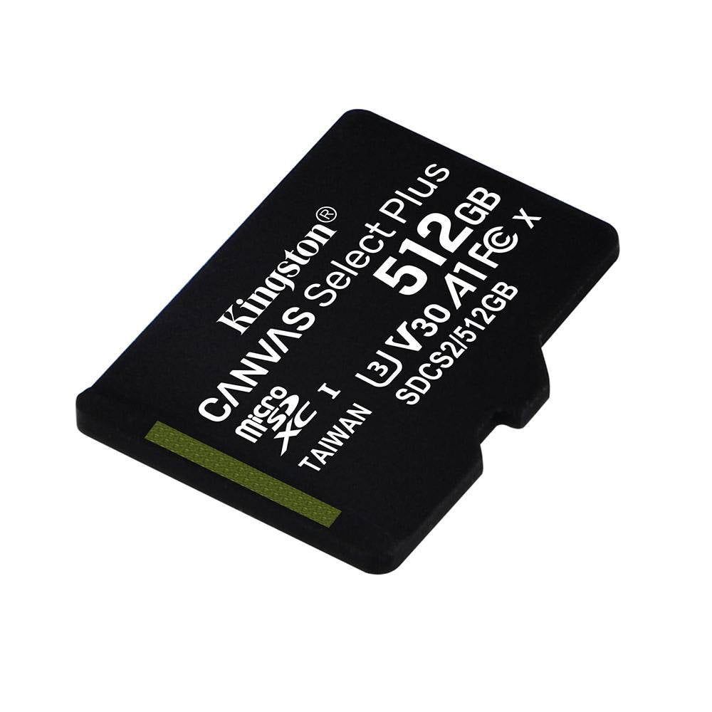 Cartão de Memória microSDXC Kingston Canvas Select Plus 512GB (100MB/s) UHS-I, U3, V30 + Adaptador SD_4