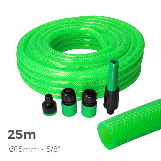 Kit de mangueiras de jardim estandar 25 m (5/8" 15 mm)_0