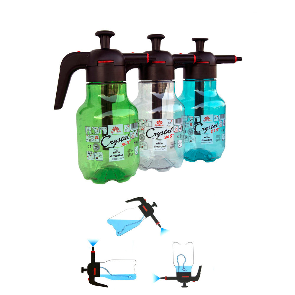 Vaporizador - sprayer 2 l modelo: crystal 360Â° di martino cores / modelos diversos_0