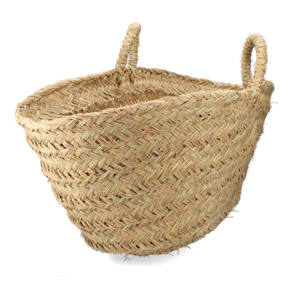 Cesto para lenha de esparto 60x35x45cm oval_0
