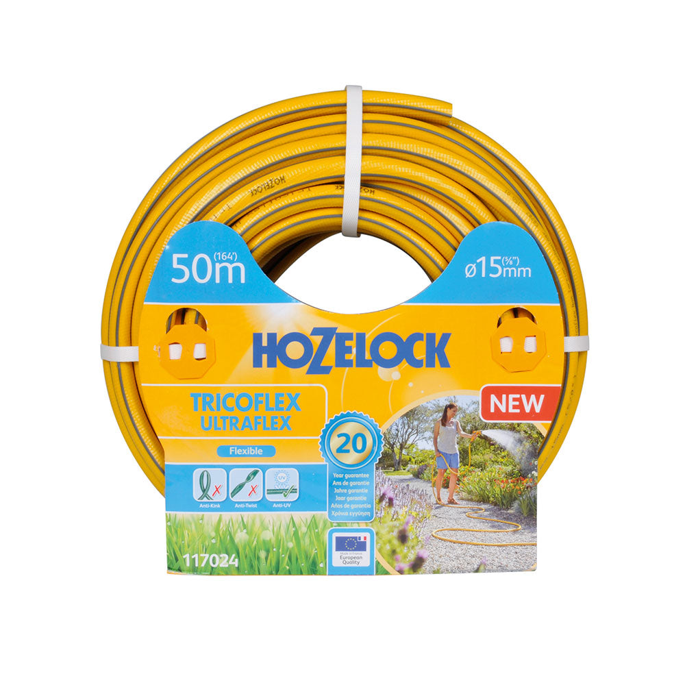 Mangueira tricoflex ultraflex Ã¸15mm 50m 117024 hozelock_0
