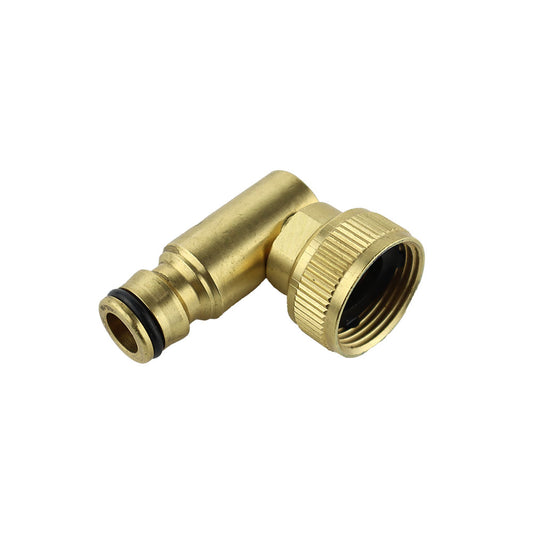 Adaptador para torneira rosca fÃªmea 3/4" cotovelo latÃ£o aqua control_0