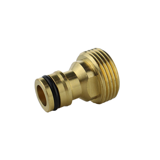 Adaptador para torneira, rosca 3/4" macho latÃ£o aqua control_0