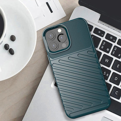 Thunder Case Flexible Tough Rugged Cover TPU Case for iPhone 13 Pro Max green_2