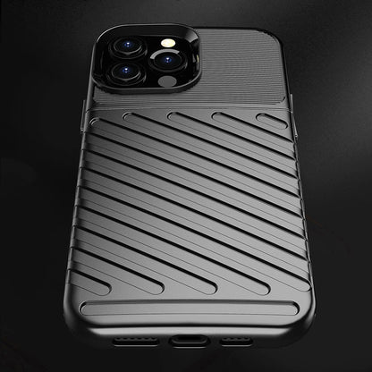 Thunder Case Flexible Tough Rugged Cover TPU Case for iPhone 13 Pro Max blue_6