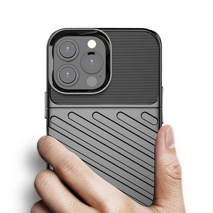 Thunder Case Flexible Tough Rugged Cover TPU Case for iPhone 13 Pro Max black_3