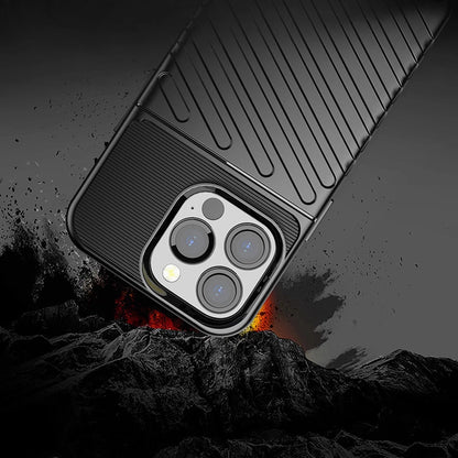 Thunder Case Flexible Tough Rugged Cover TPU Case for iPhone 13 Pro blue_7