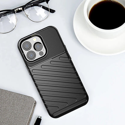 Thunder Case Flexible Tough Rugged Cover TPU Case for iPhone 13 Pro black_11