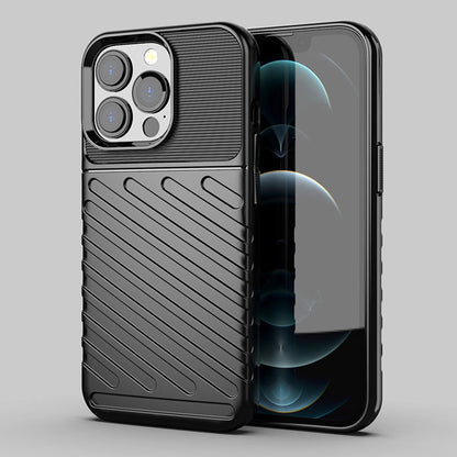 Thunder Case Flexible Tough Rugged Cover TPU Case for iPhone 13 Pro black_12