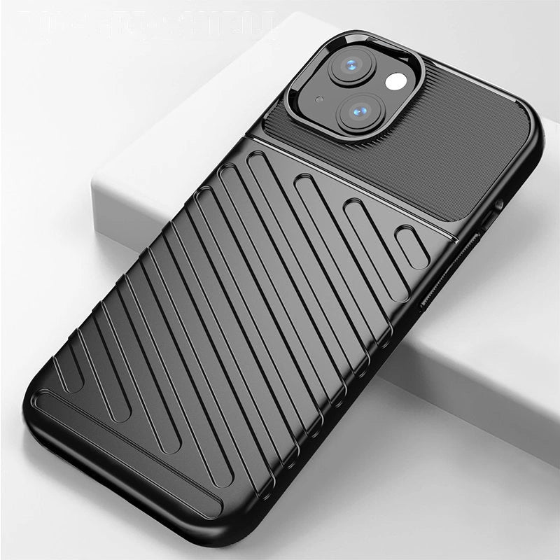 Thunder Case Flexible Tough Rugged Cover TPU Case for iPhone 13 mini green_13