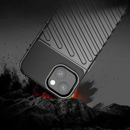 Thunder Case Flexible Tough Rugged Cover TPU Case for iPhone 13 mini green_6