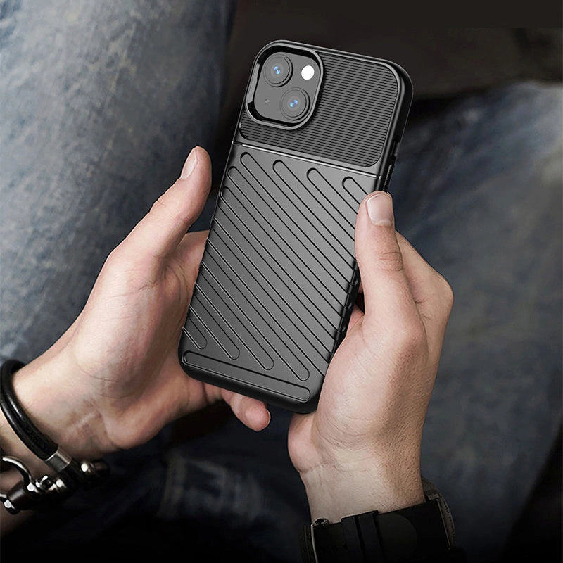 Thunder Case Flexible Tough Rugged Cover TPU Case for iPhone 13 mini green_8