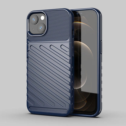 Thunder Case Flexible Tough Rugged Cover TPU Case for iPhone 13 mini blue_1