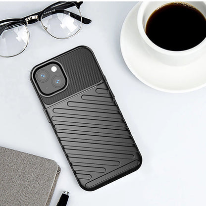 Thunder Case Flexible Tough Rugged Cover TPU Case for iPhone 13 mini black_12
