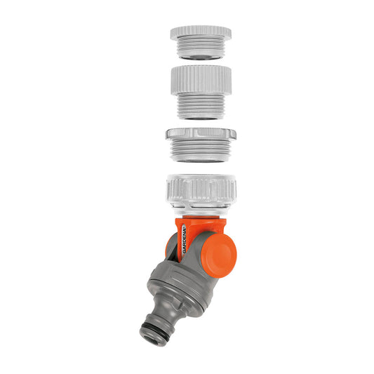 Conector articulado com adaptadores 1", 3/4", 5/8, 1/2" (blÃ­ster) gardena_0