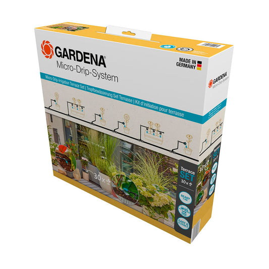 Micro-Drip-System TropfbewÃ¤sserung Set Terrasse, 30 Pflanzen, Tropfer_0
