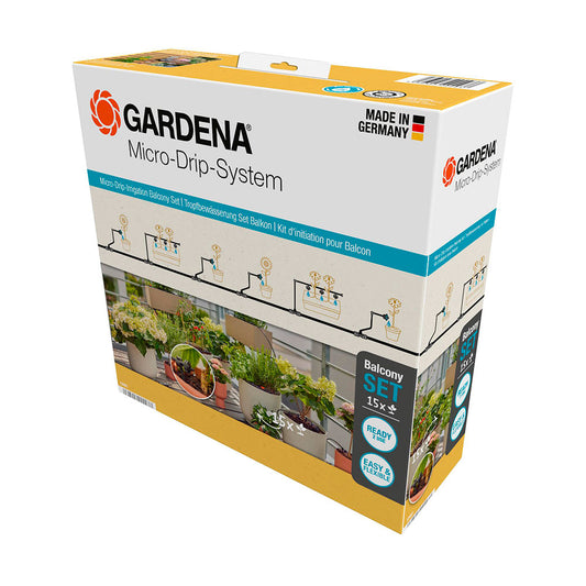 Micro-Drip-System TropfbewÃ¤sserung Set Balkon, 15 Pflanzen, Tropfer_0