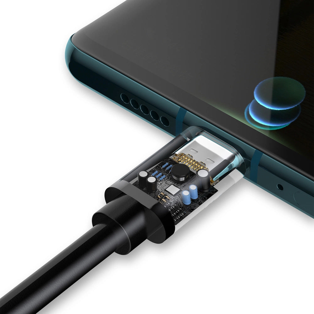 Dudao cable USB cable - USB Type C Super Fast Charge 1 m black (L5G-Black)_7