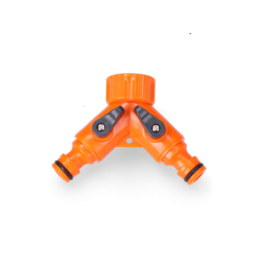 Distribuidor duplo com duas vias regulÃ¡veis. para torneira com rosca de 3/4" Ã¸26,5mm_0
