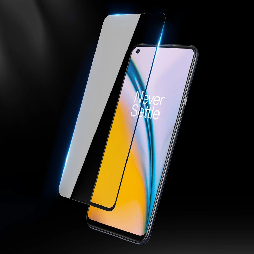 Dux Ducis 9D Tempered Glass Tough Screen Protector Full Coveraged with Frame for OnePlus Nord N200 5G black (case friendly)_7