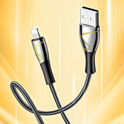 USB Cable for Lightning Joyroom S-2030K6 2.4A 2m (Black)_1