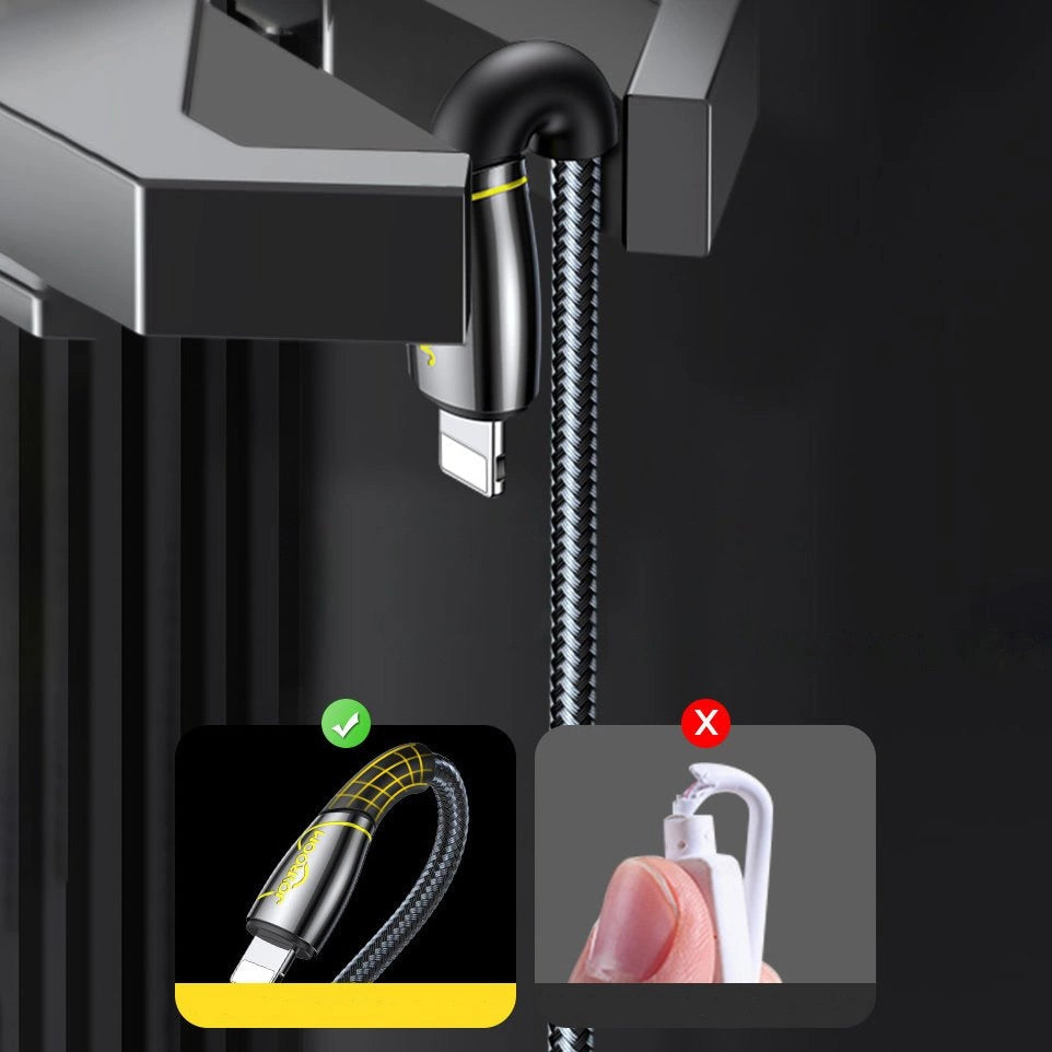 USB Cable for Lightning Joyroom S-2030K6 2.4A 2m (Black)_8