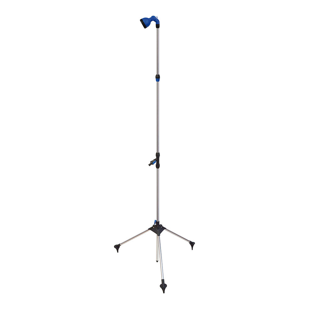 Duche de jardim com tripÃ© 130-210cm blue bir_0