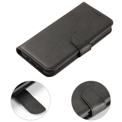 Magnet Case elegant bookcase type case with kickstand for iPhone 13 Pro Max black_6