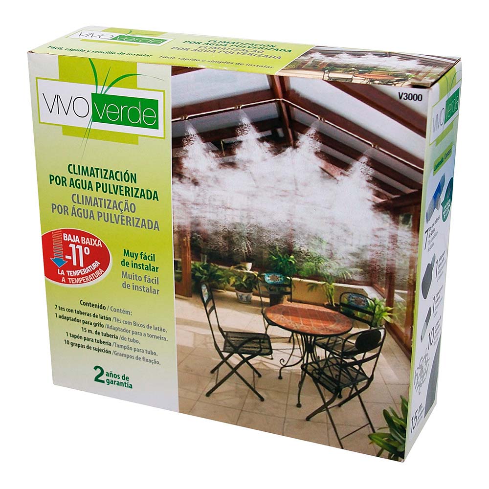 Kit de nebulizador misting and cooling vivo verde_0