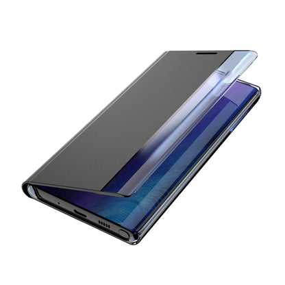 Sleep Case Bookcase Type Case with Smart Window for iPhone 13 Pro blue_4