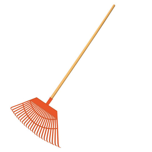 Ancinho de relva 55x31x116cm cor laranja_0
