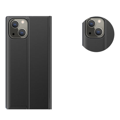 Sleep Case Bookcase Type Case with Smart Window for iPhone 13 mini black_3