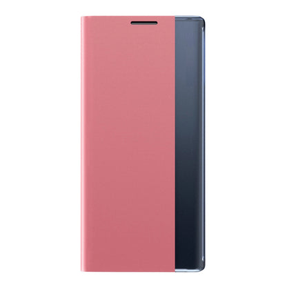 Sleep Case Bookcase Type Case with Smart Window for iPhone 13 mini pink_1