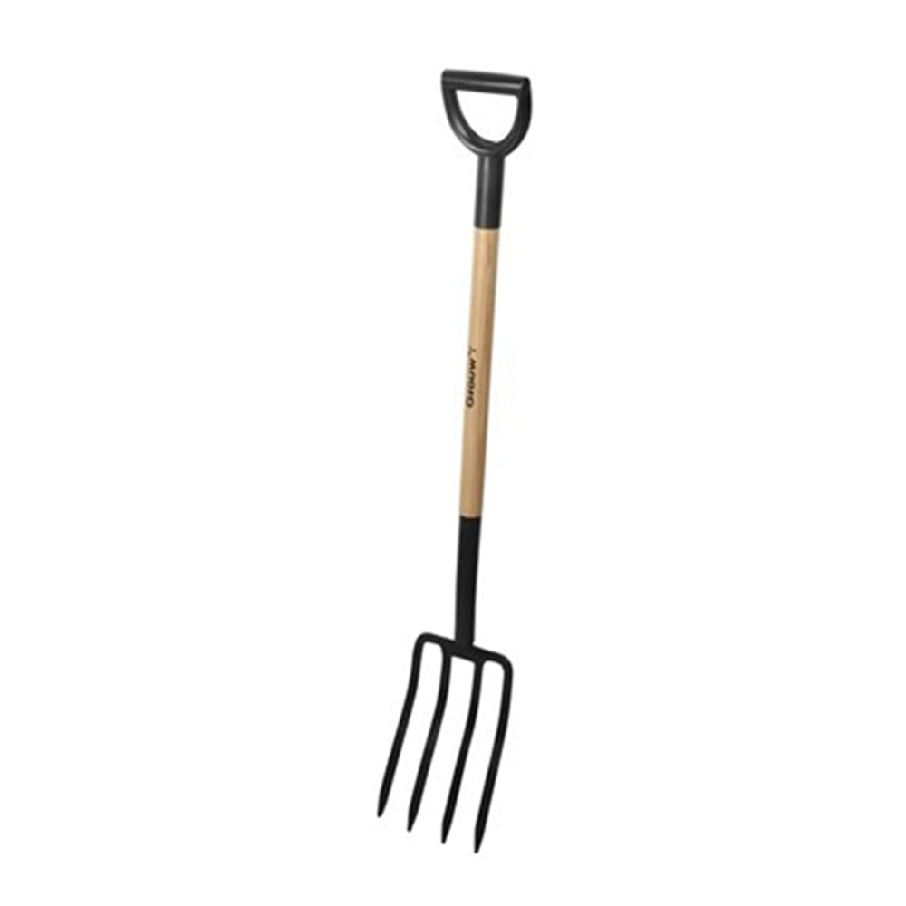 Forquilha para jardim. cabo de madeira e aÃ§o carbono 114cm grown_0