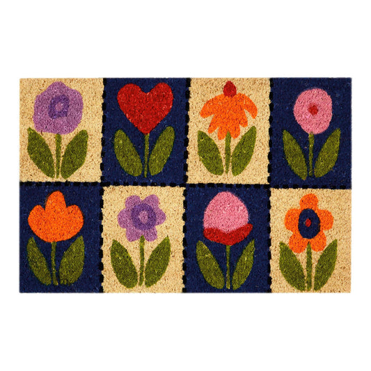 Tapete 60x40cm modelo flores_0