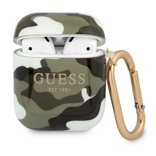 Guess GUA2UCAMA AirPods cover green/khaki Camo Collection_0