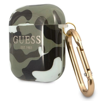 Guess GUA2UCAMA AirPods cover green/khaki Camo Collection_1