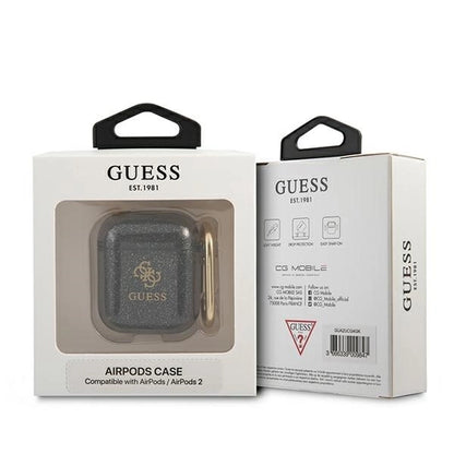 Guess GUA2UCG4GK AirPods cover black/black Glitter Collection_3