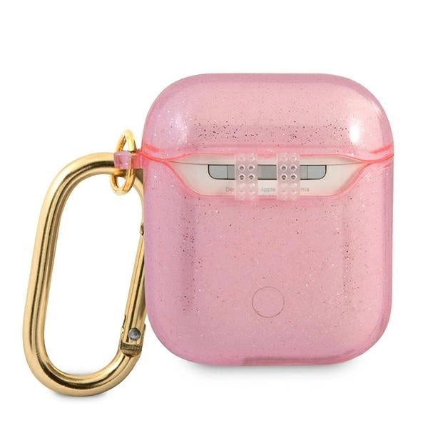 Guess GUA2UCG4GP AirPods cover pink/pink Glitter Collection_1